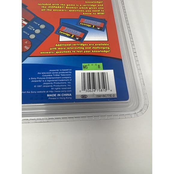 Tiger Electronics Jeopardy Handheld LCD Game Vintage 1997 Model 7-581 New Sealed - Picture 4 of 5